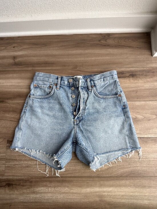 Agolde Pants - AGOLDE Reese Relaxed Cut Off Short